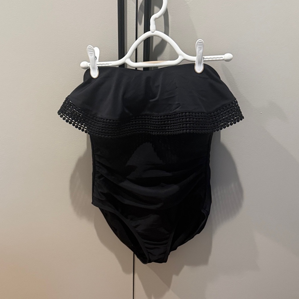 Kona Sol Elegant Black Swimsuit